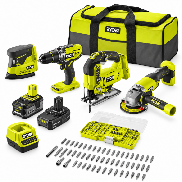 Ryobi R18CK4F-252S 18 V ONE+ -akkukonesarja